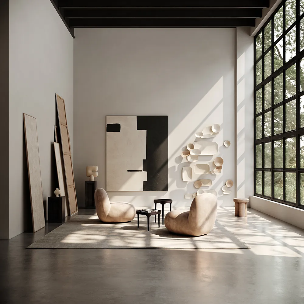 Toe Armchair Flat - Nubuck