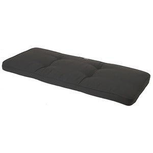 Canyon Bench Cushion 135x50cm Black Texture
