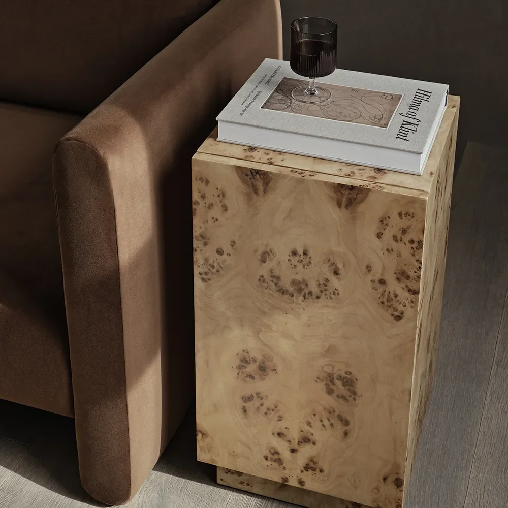 Burl Side Table