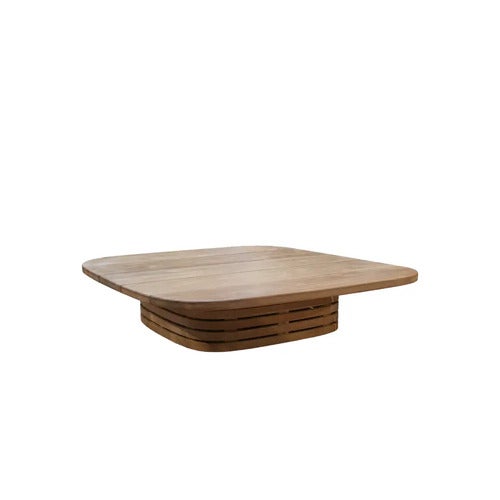 Mellow coffee tableframe kvadratisk f/bordsskiva 144x144 cm Teak