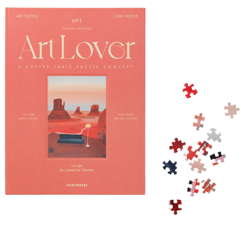 Art Lover Book Puzzle - Lounge, 1000 pcs