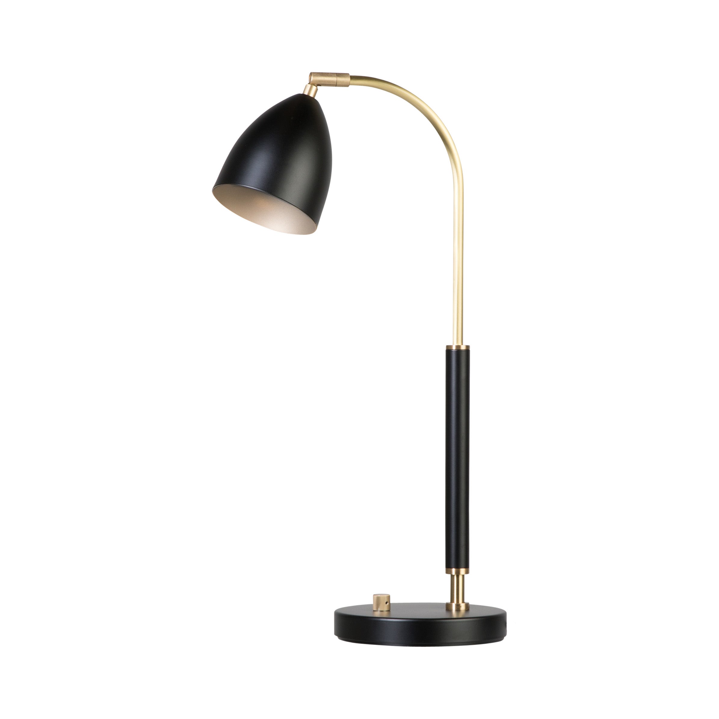 Deluxe Table Lamp Black/Brass Mr16 Incl Light Source