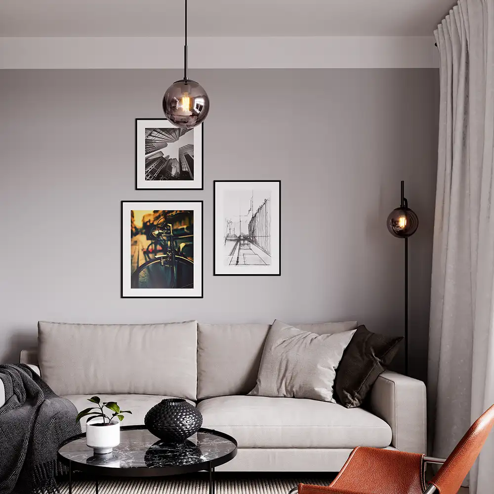 Boyle Floor Lamp Smoke Grey