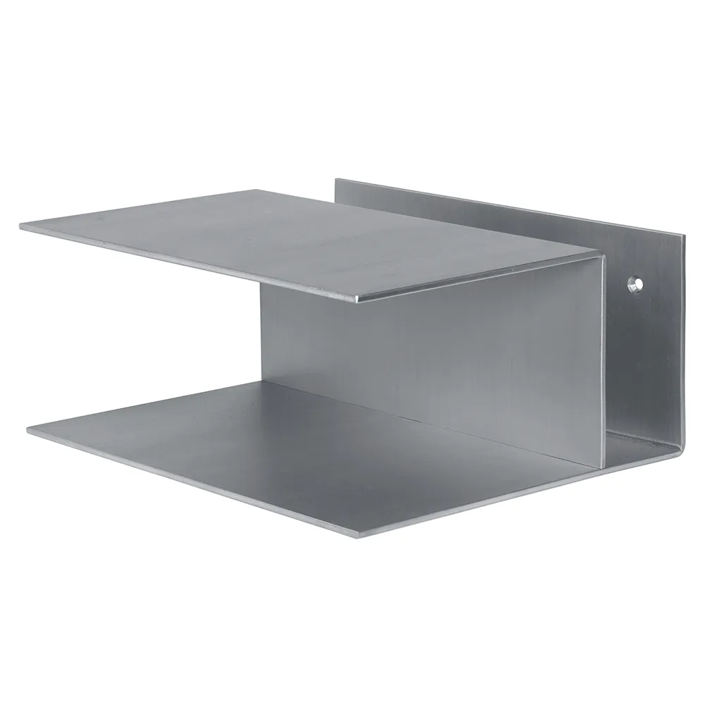 Lager Bedside Table - Aluminium
