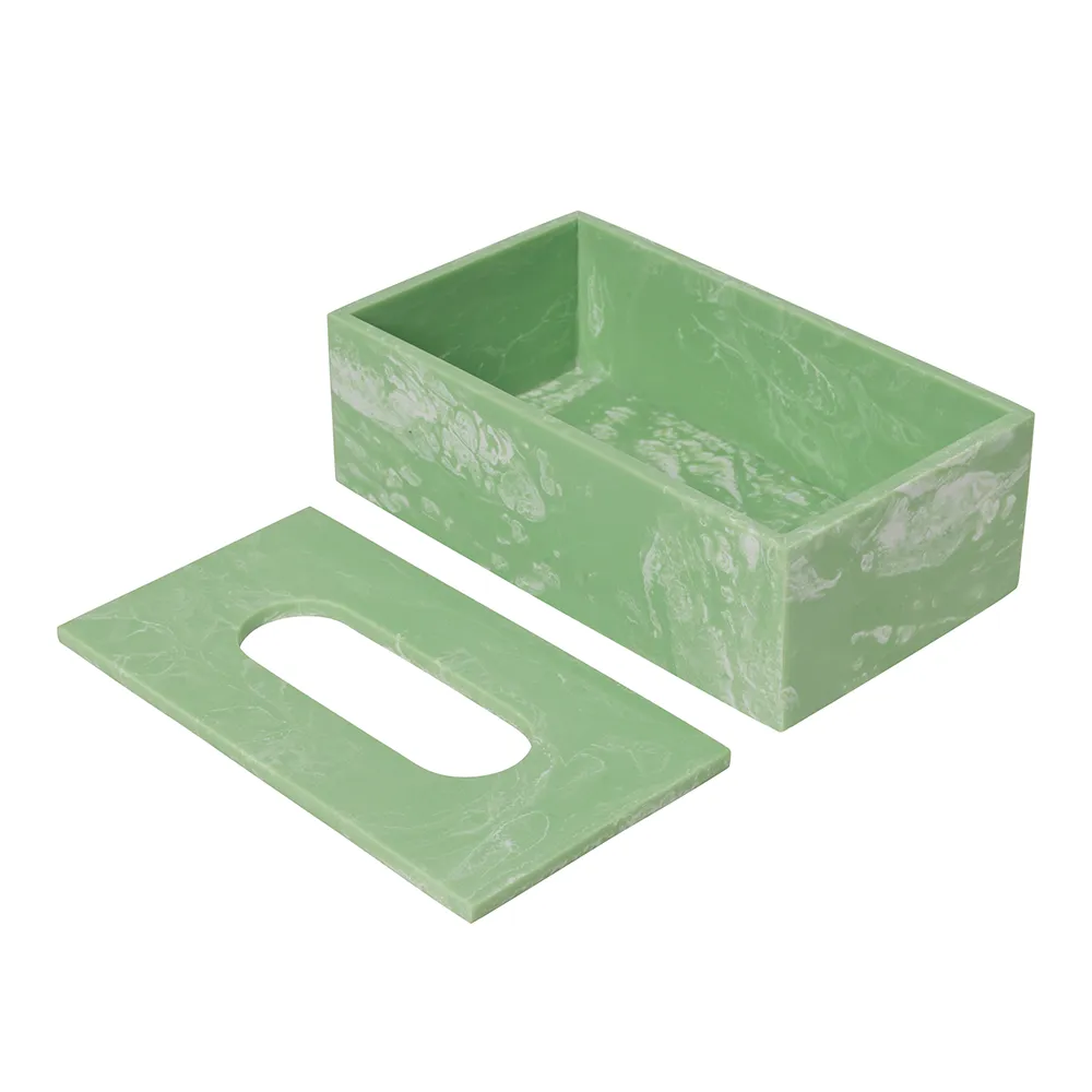 Mist Tissue Box - Seafoam