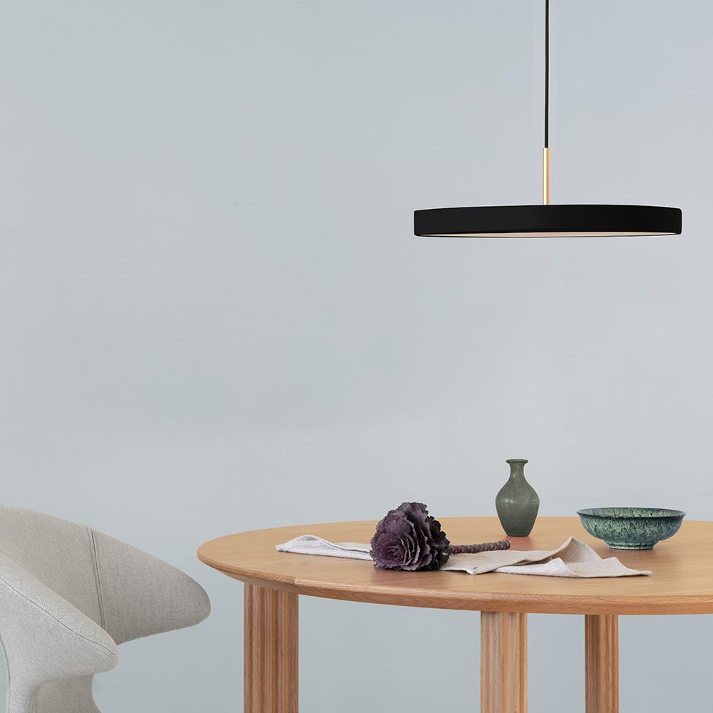 Asteria Pendant lamp Medium Ø43 cm Black