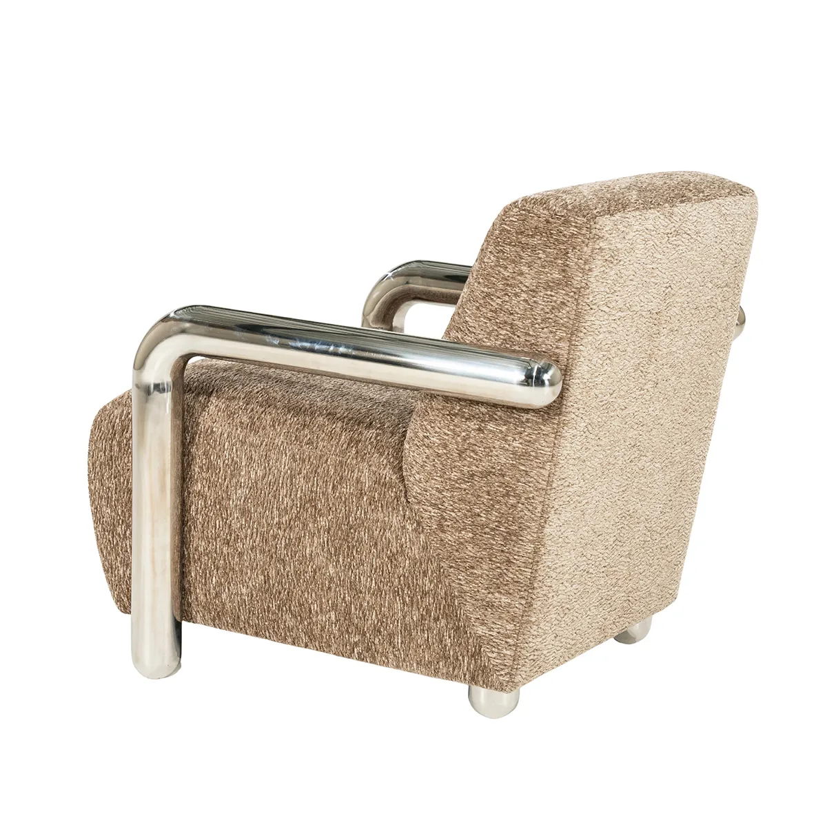 Armchair Chromette Taupe