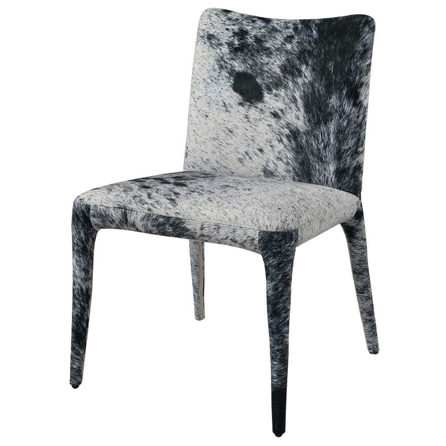 Monsoon Dining Chair Light Black & White Moo