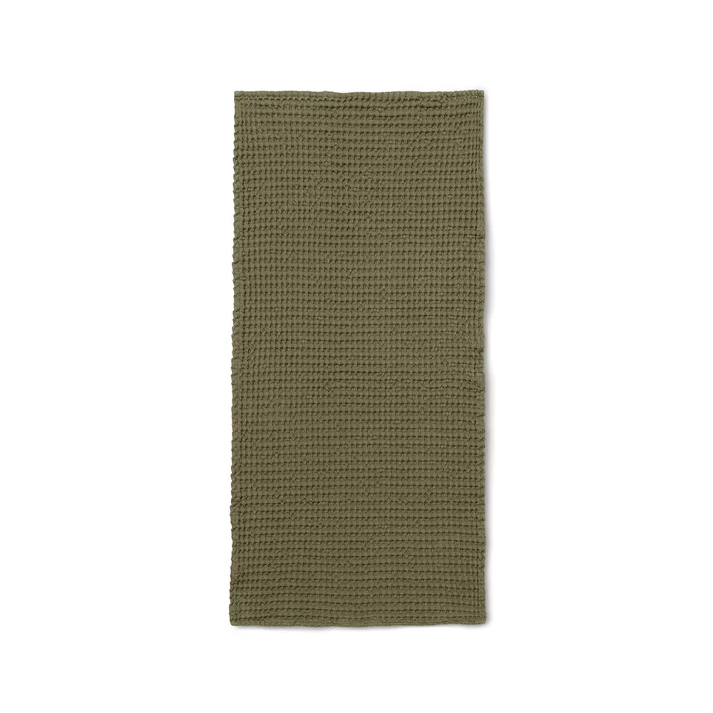 Hand Towel in Organic Cotton Olive