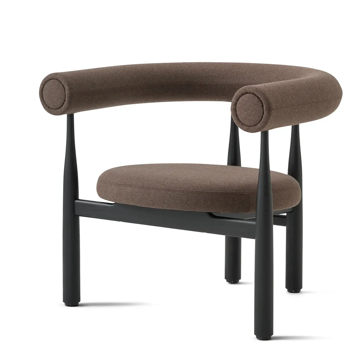 Armchair Bukowski Black Nevotex Wooly Plus 1008