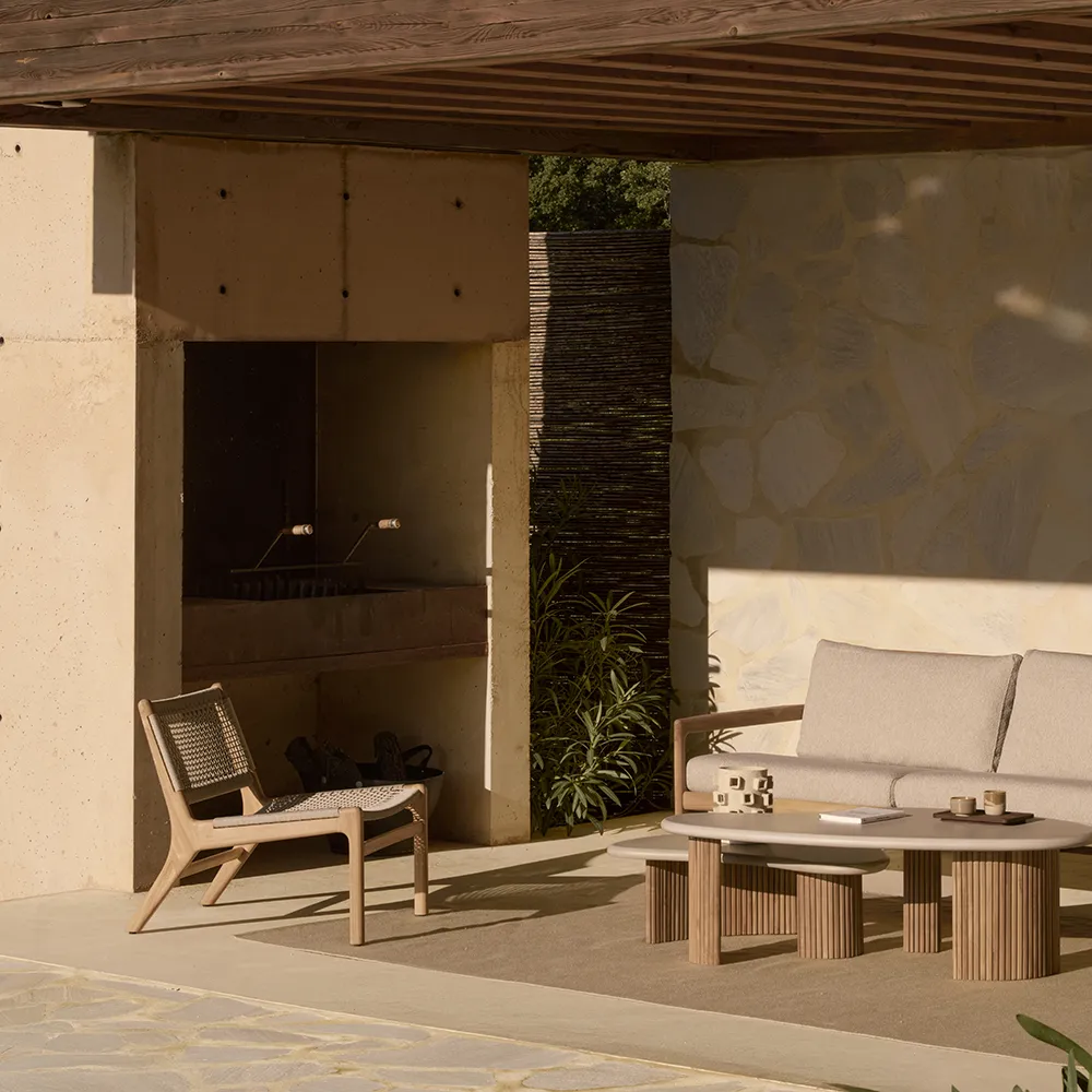 Boomerang outdoor Coffee table 90x61 cm