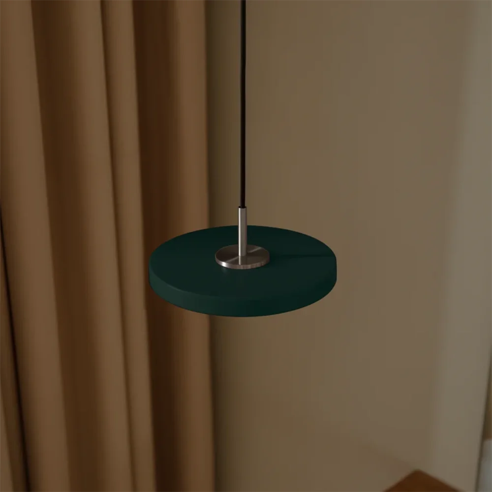 Asteria Micro Lamp Ø15 cm Forest Green/Steel