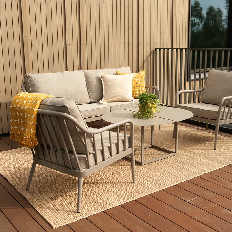 Coleville armchair Khaki/Burlap Beige