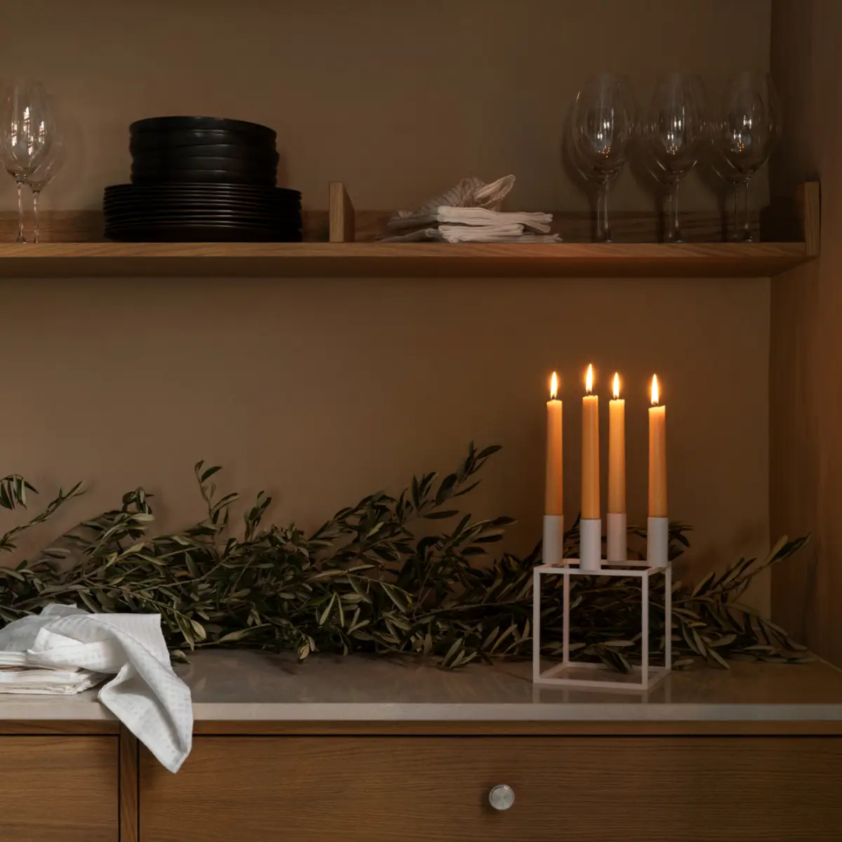 Kubus Candleholder Kubus 4 - White