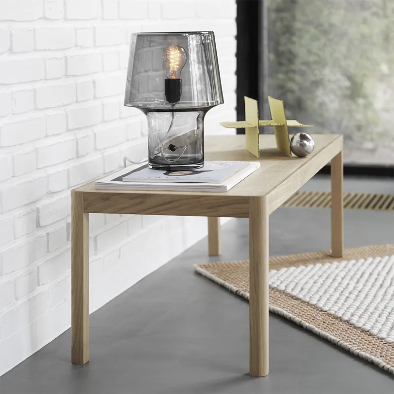 Workshop Coffee Table 43 x 120 cm - Oak Veneer Oak