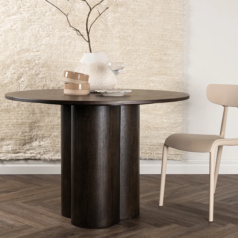 Olivia dining table 110 cm Mocca