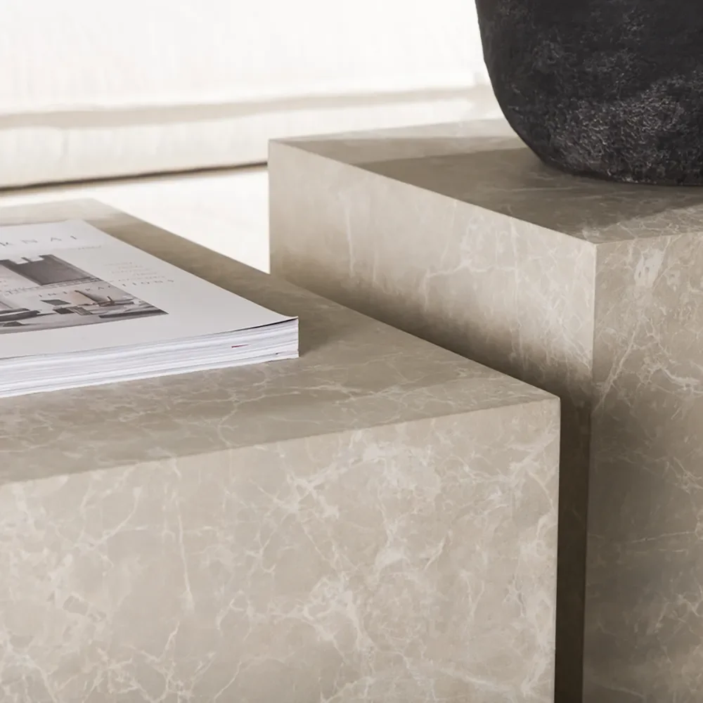 York Coffee Table 60x80 cm Beige