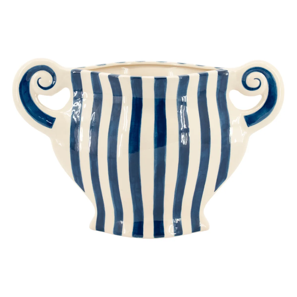 Decorative Vase Blu 3 H27 cm