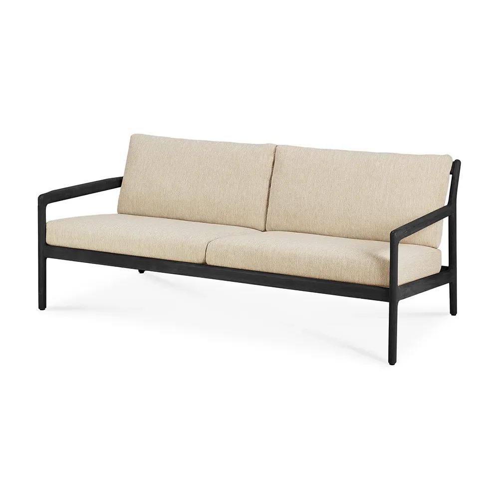 Jack 2-seater sofa Black/Natural