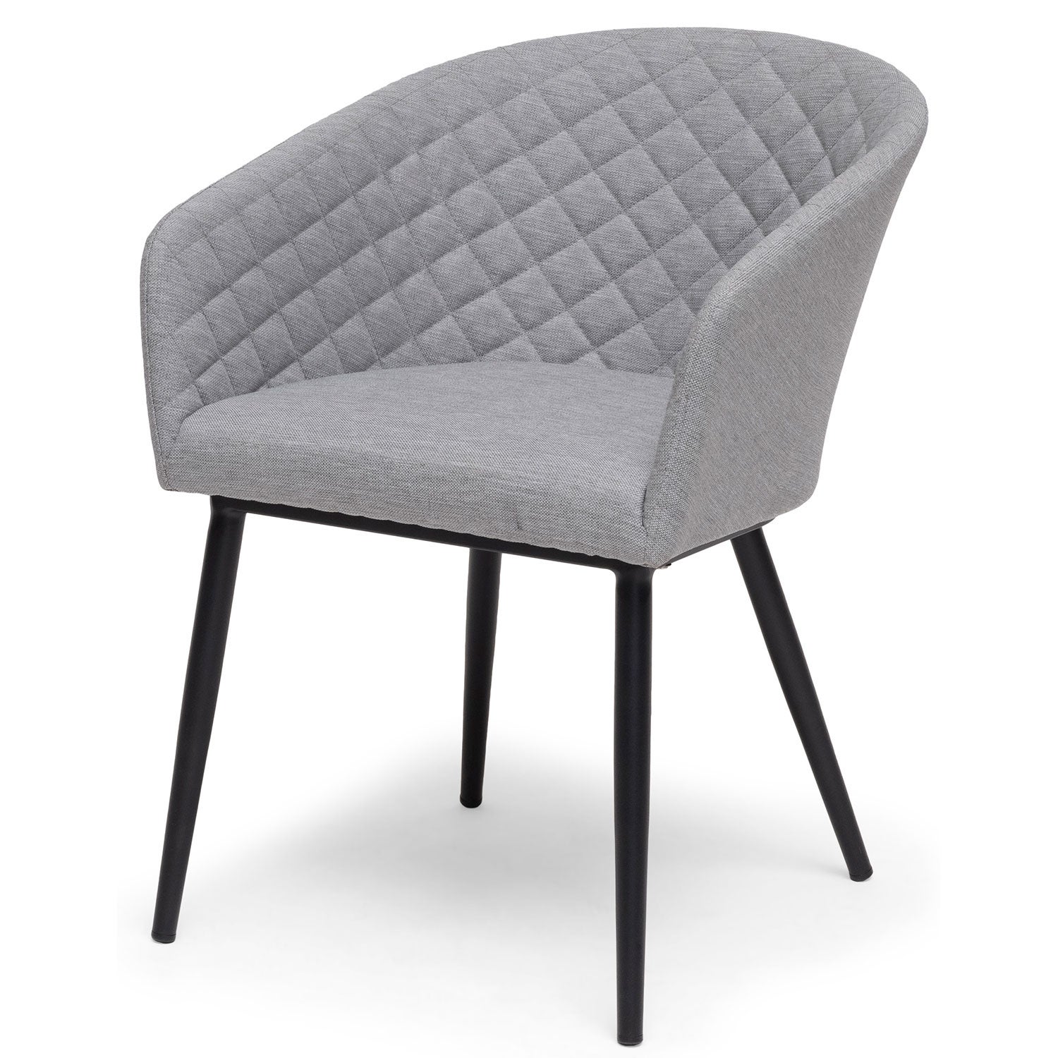 Oxhult chair 2-pack grey aluminum 