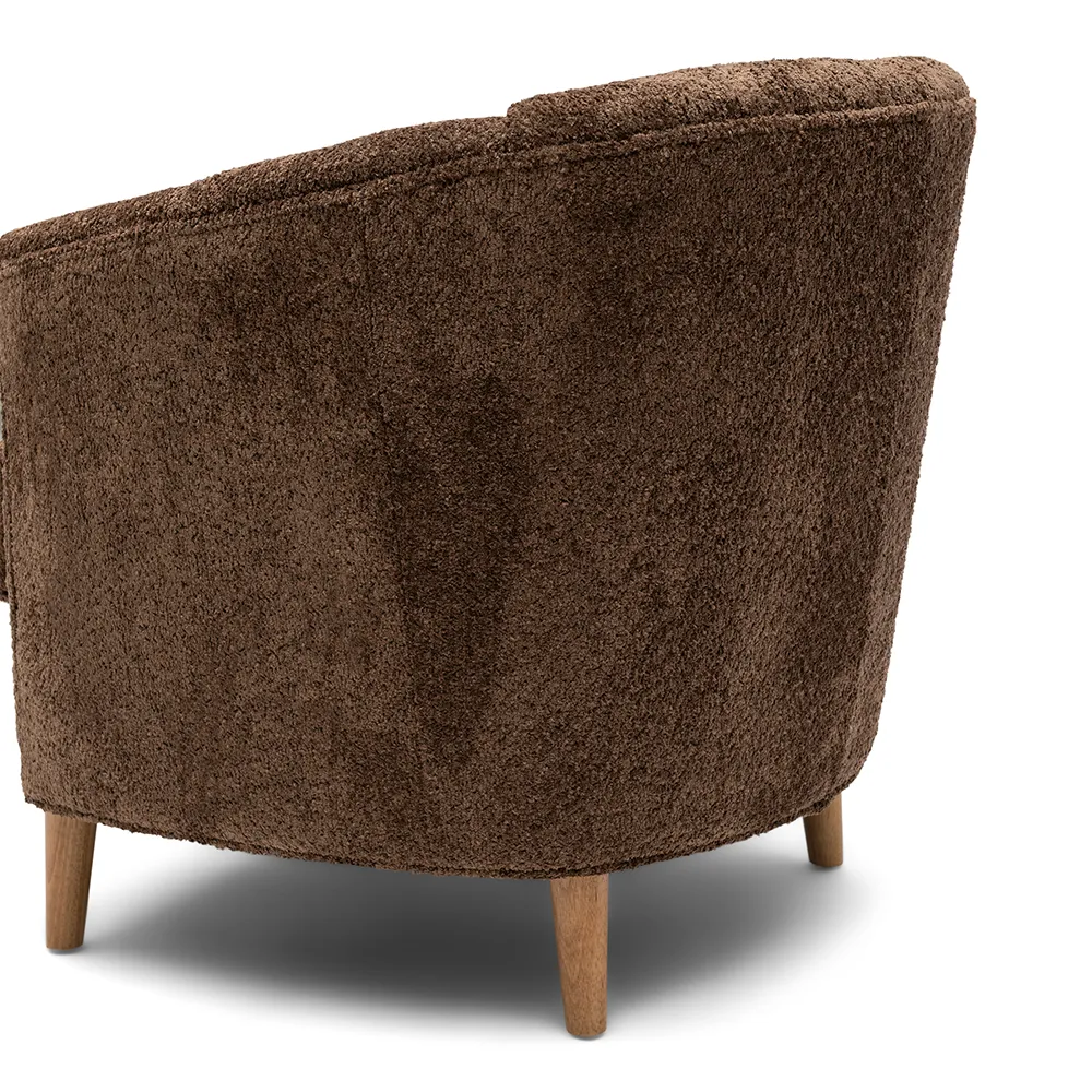 Armchair Rue Royale Umber Brown