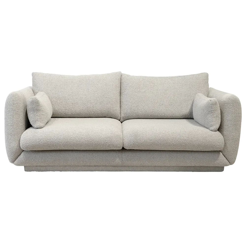 Bloom 2-seater sofa w/plinth Sand
