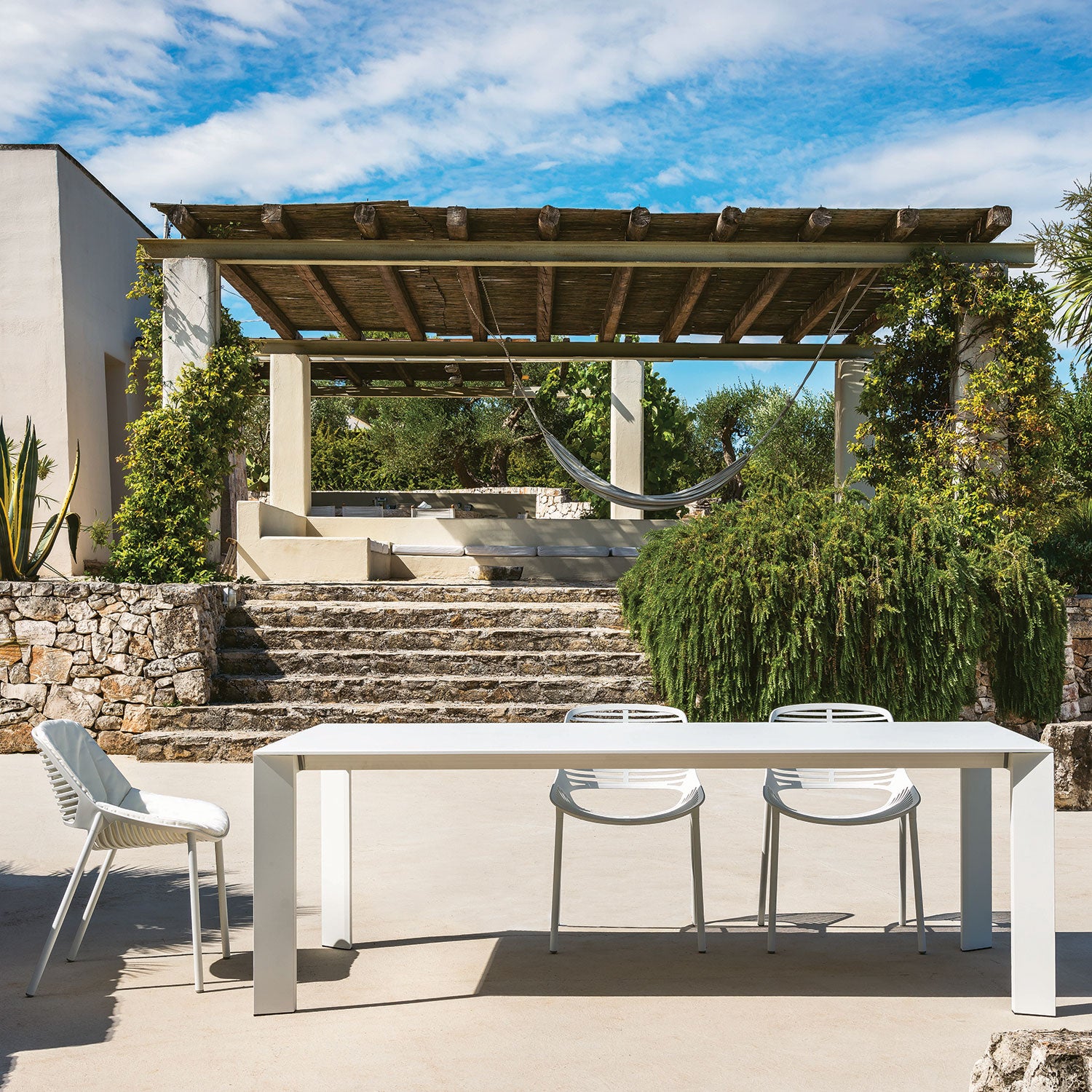 Niwa dining chair Powder Grey