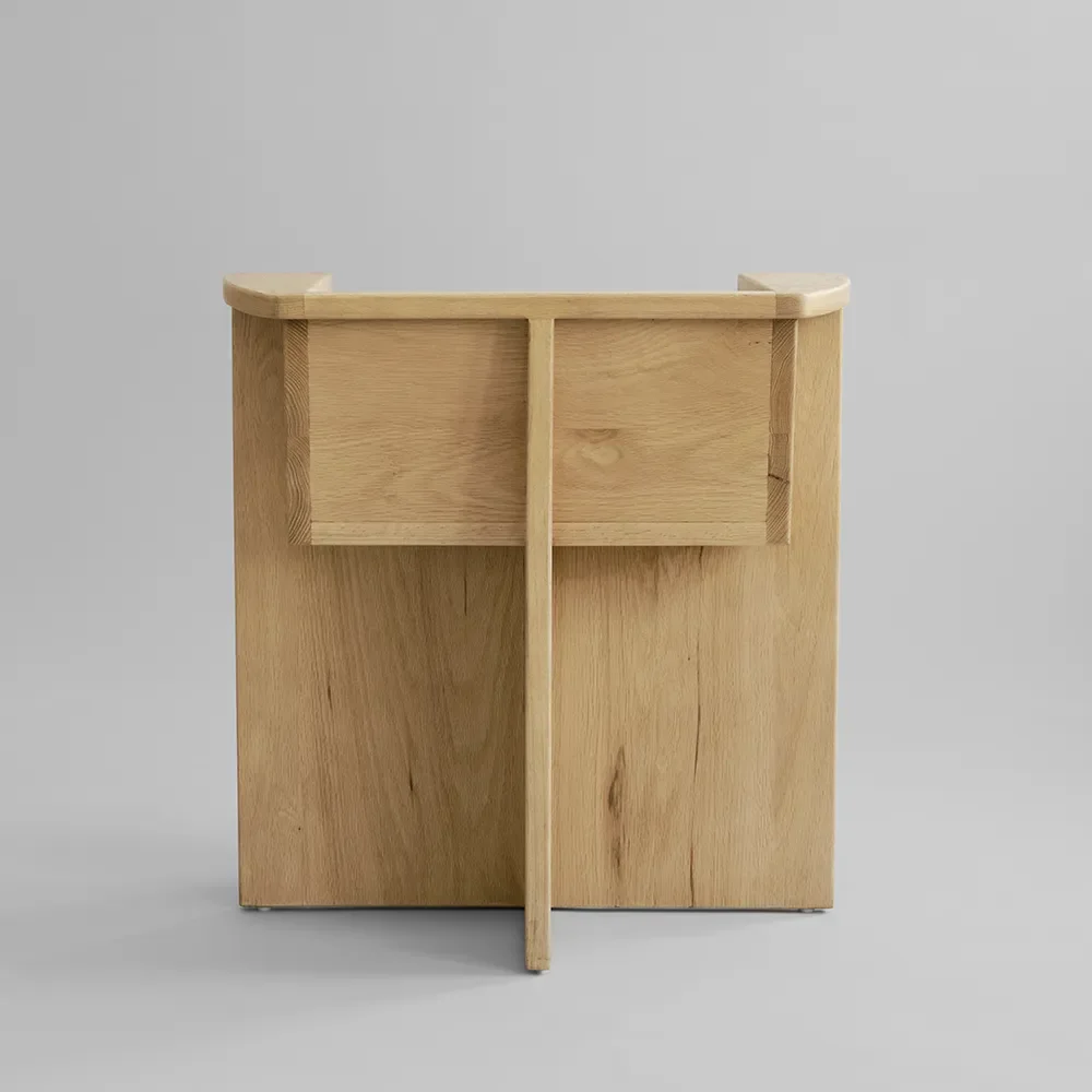 Brutus Dining Chair - Natural Oak