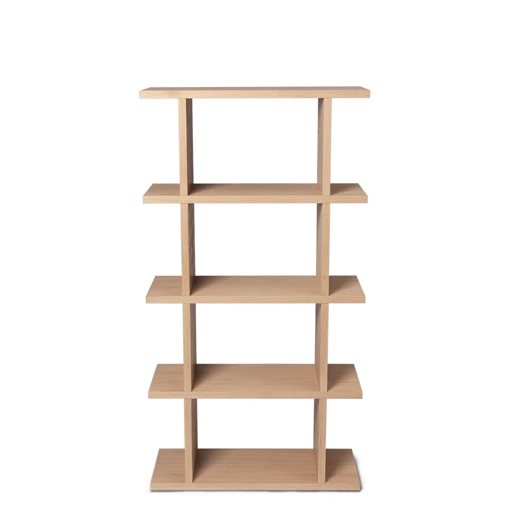 Kona Bookcase 1x4 - Natural oak