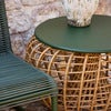 Al Dente lounge chair Weave Dark green