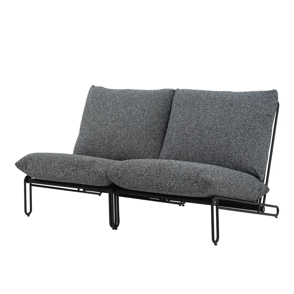 Blixt armchair Black / Teddy ant