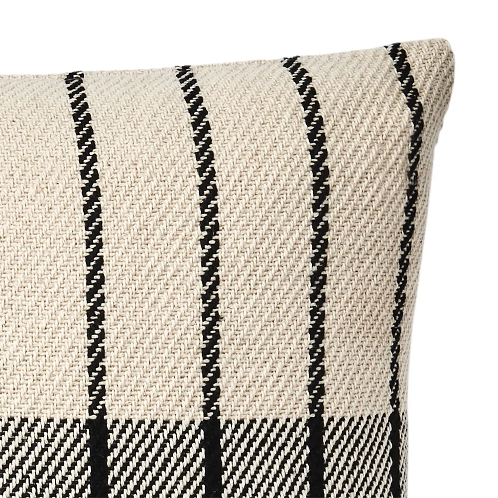ANNA cushion cover black/ivory