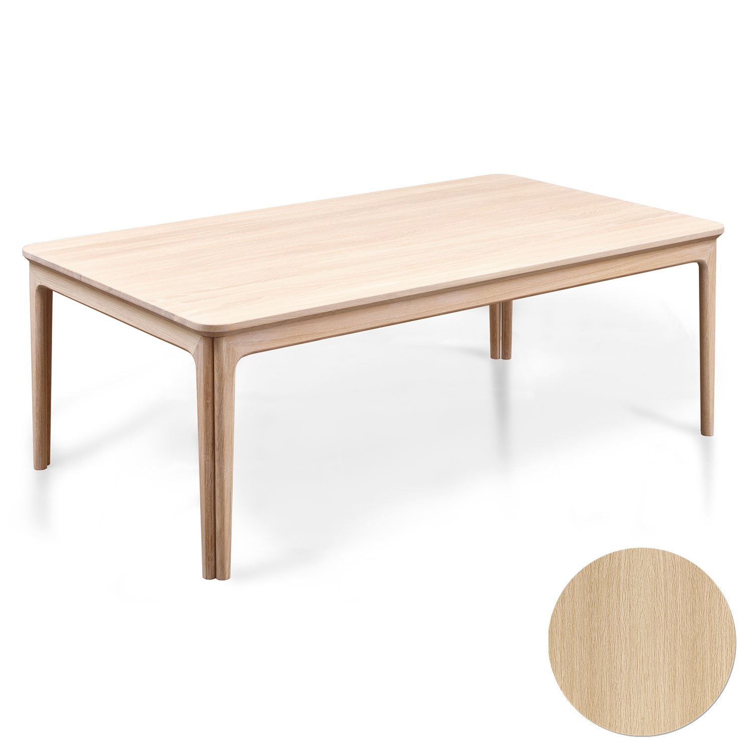 Sm205 Coffee Table Oak Lacquer 135X77X47cm