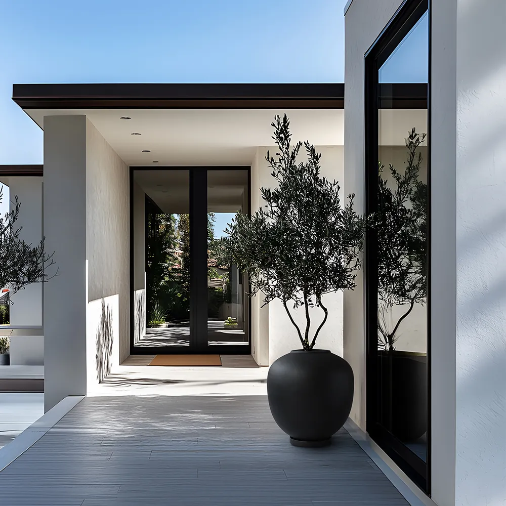 Sunao vase Hexa - Black