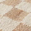 Handwoven Wool Rug Check 140x200 cm Off-White