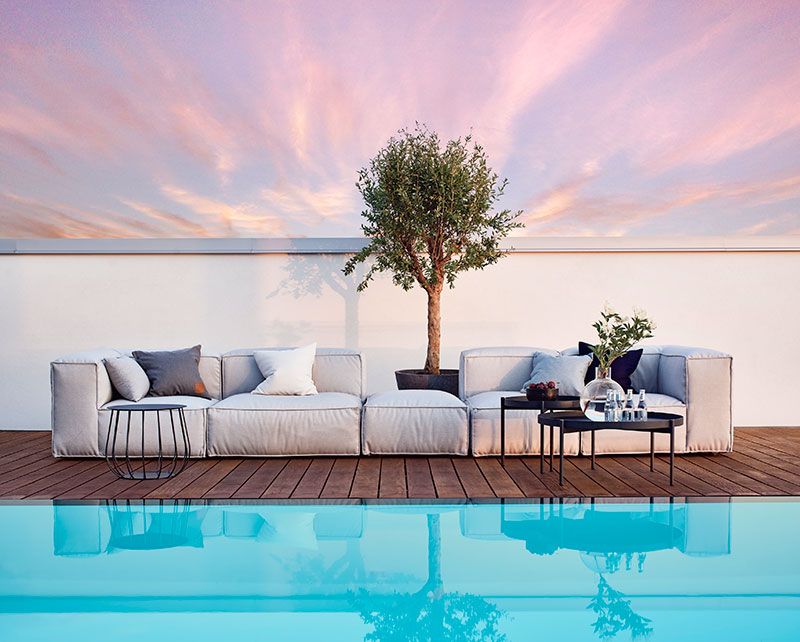 Asker Corner piece Light grey