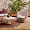 Coast lounge chair w/swivel Sand