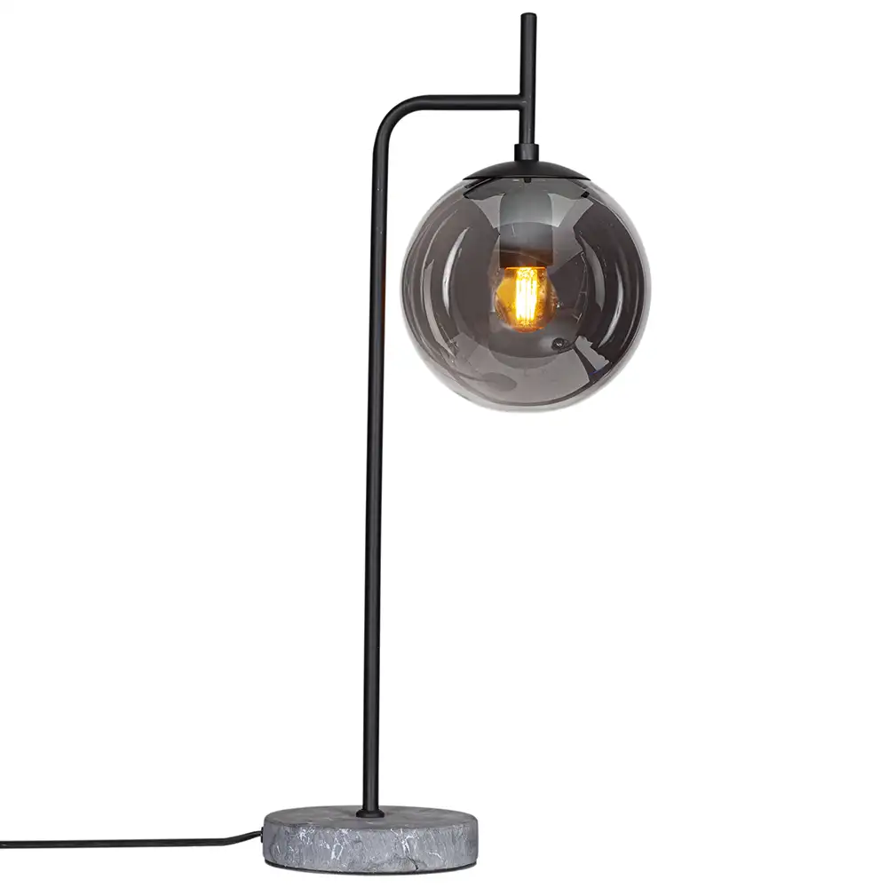 Boyle Table Lamp Smoke Grey