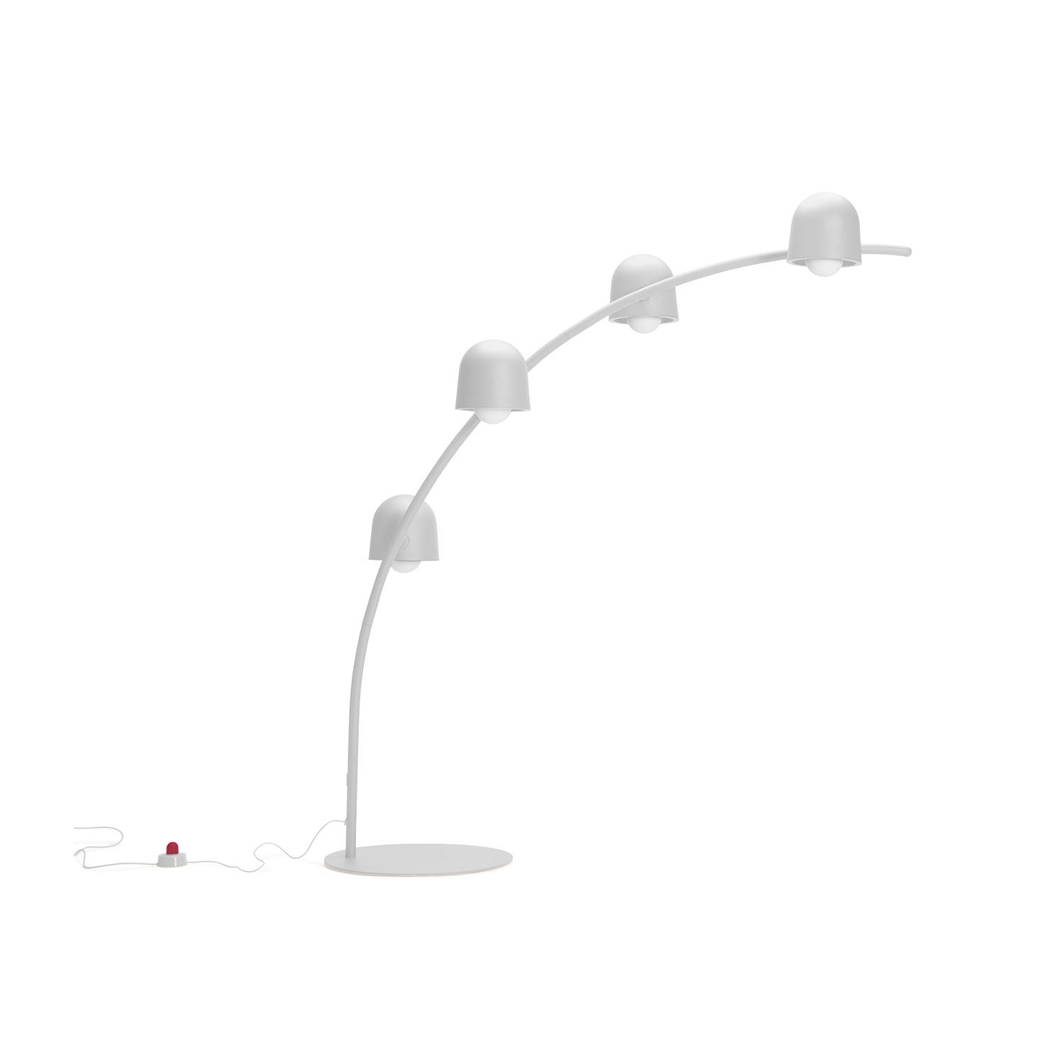 Big lebow floor lamp light grey
