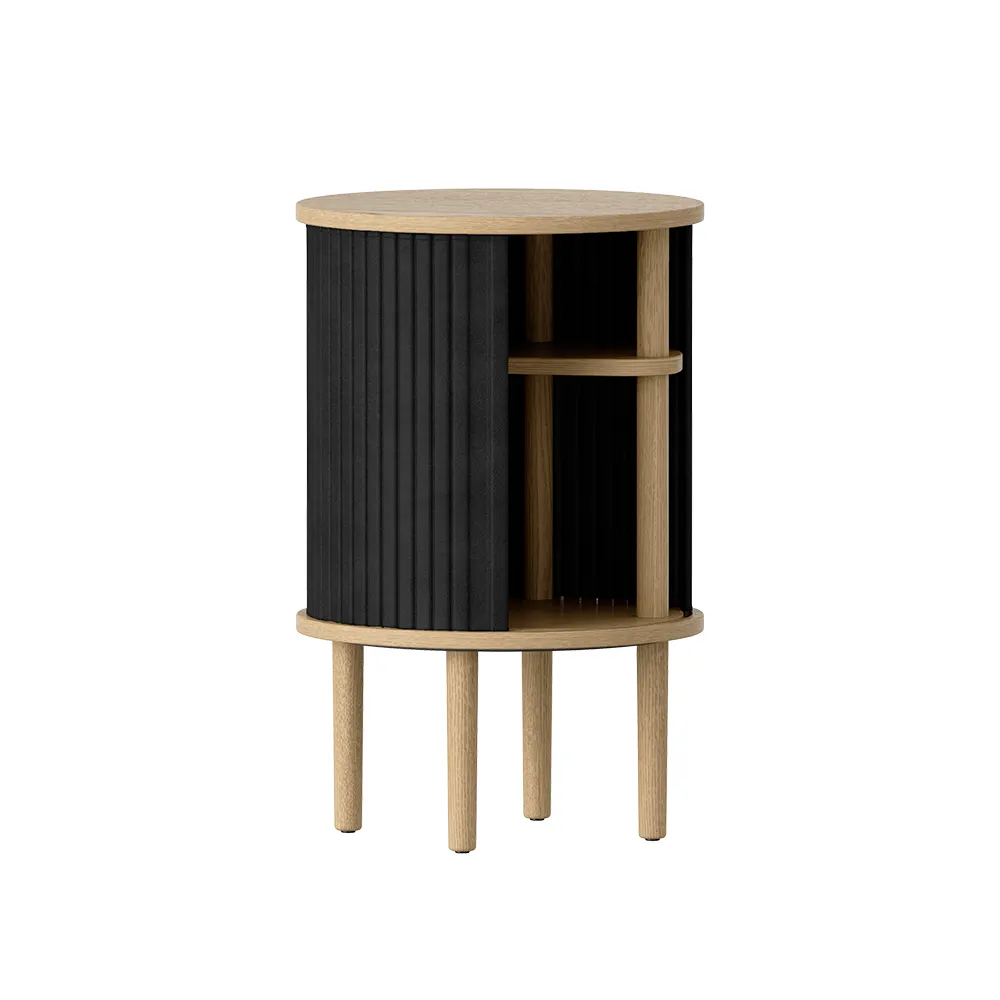 Audacious Side Table Oak/Charcoal