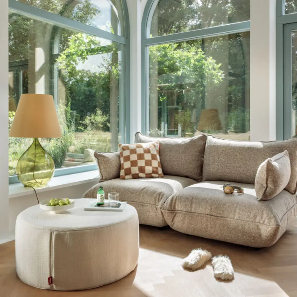 sumo armrest boucle recycled beige