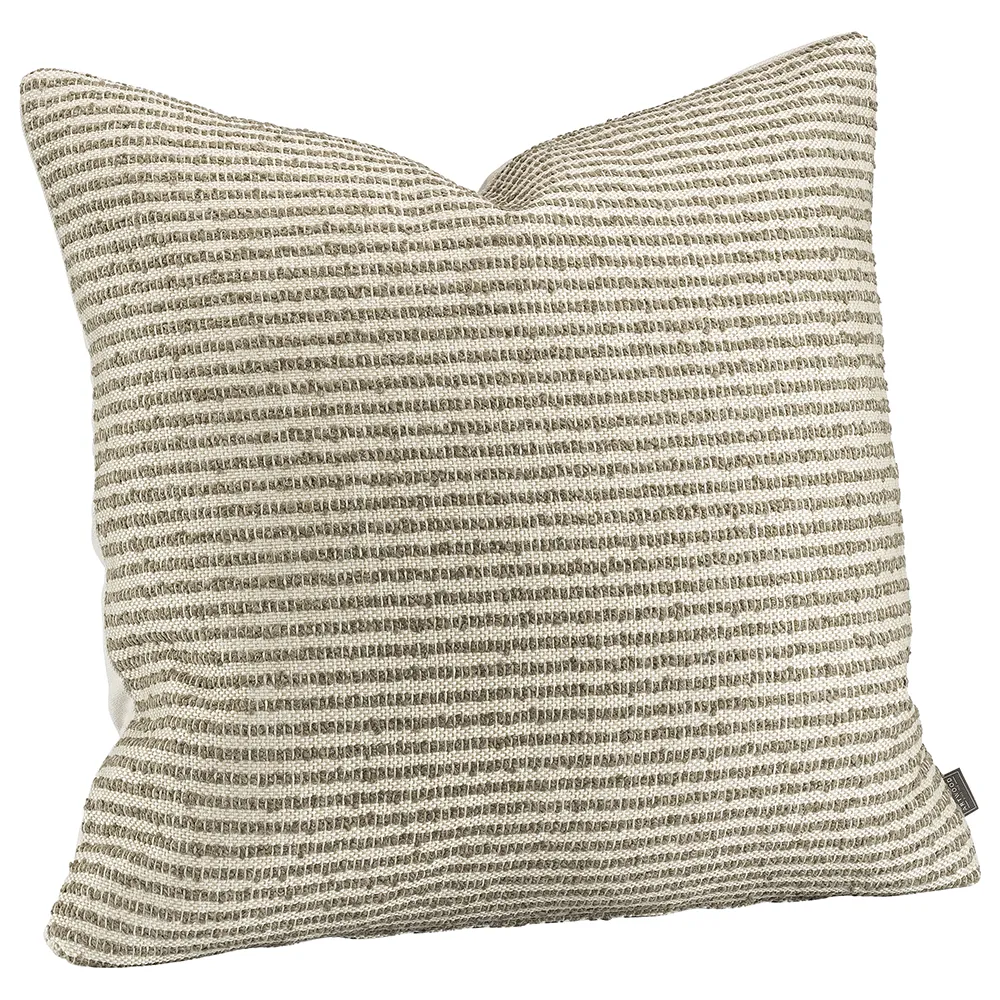 Nomad Single Stripe Cushion Cover Linen 50x50 cm