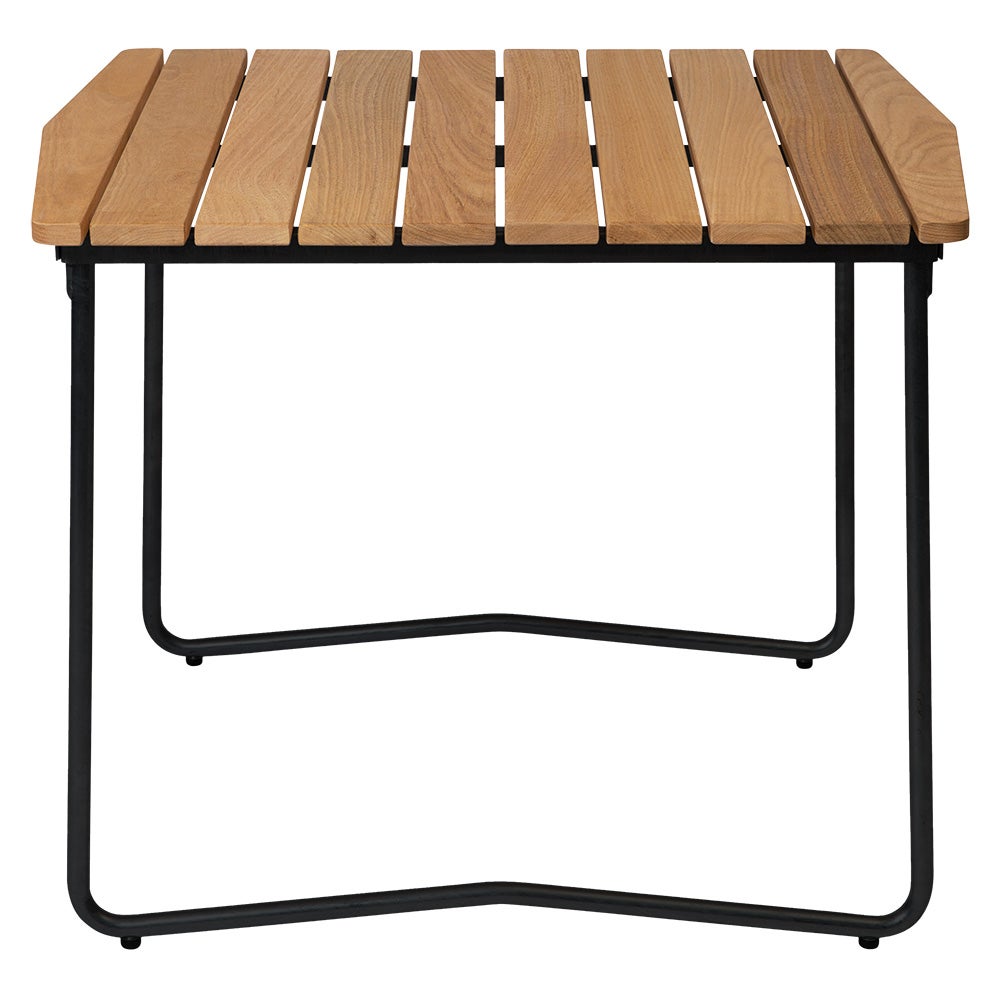 Table B31 84 Oiled oak / black frame