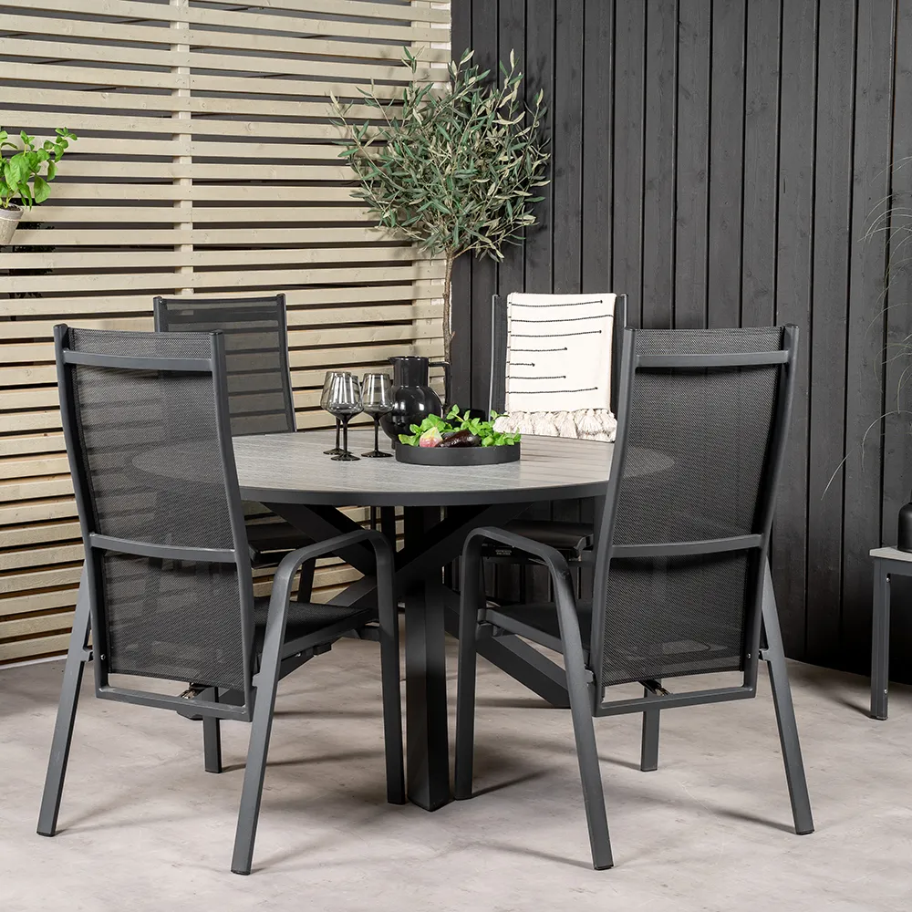 Copacabana Positioning Chair Black 2-pack