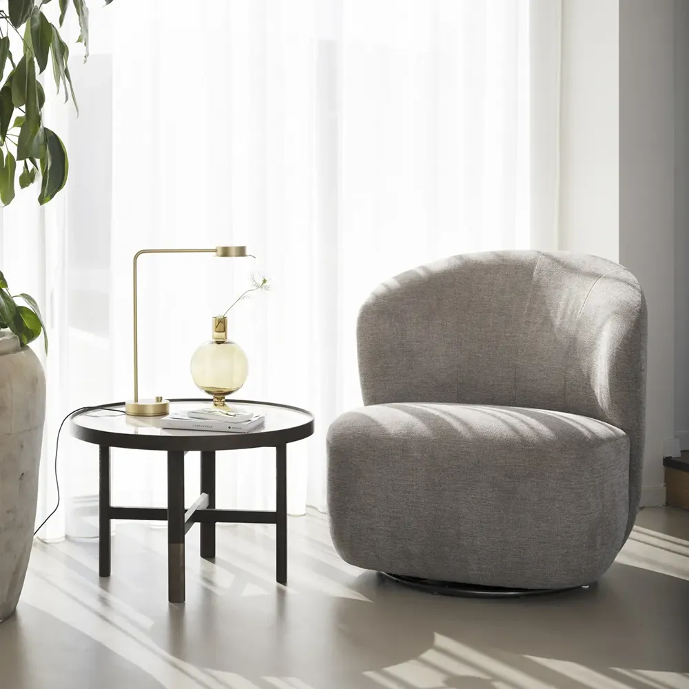 Roselawn swivel armchair beige