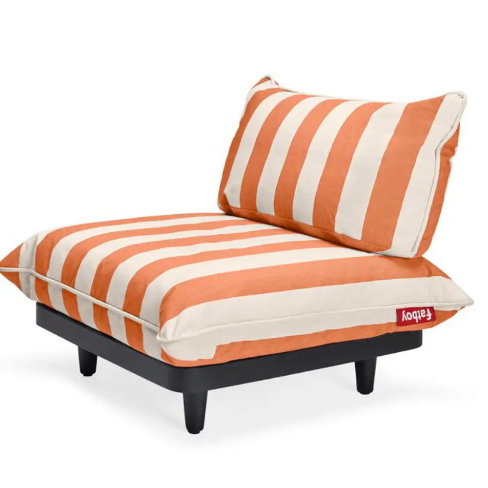 paletti seat stripe orange creme