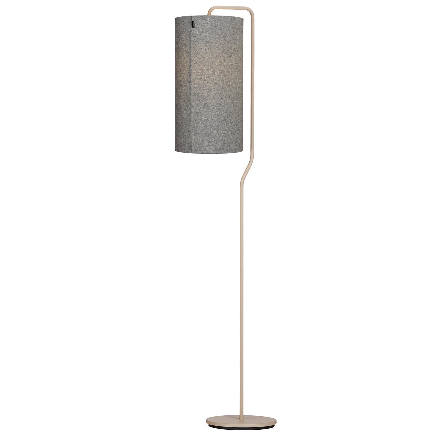 Pensile Floor Lamp Sand Structure Exkl Textile Shade