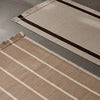 Calm Kelim Mat 200x300 cm - Dark Sand/Off-white