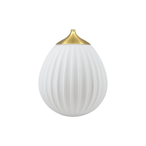 Around the World Lampshade Ø21 cm White/brushed brass