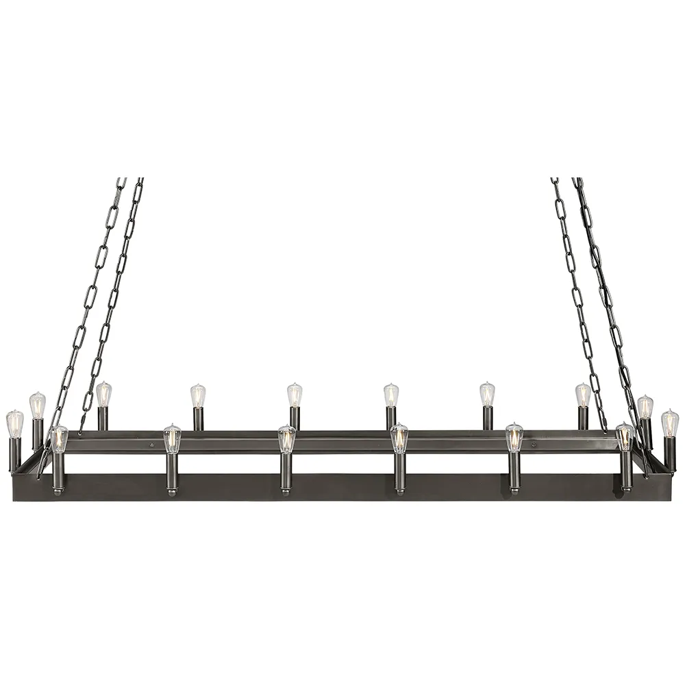 Ceiling light Crown 148x48 Cm Iron